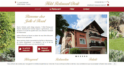 Desktop Screenshot of hotel-restaurant-oberle.fr