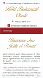 Mobile Screenshot of hotel-restaurant-oberle.fr